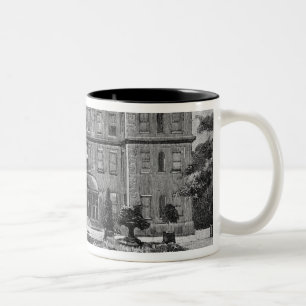 Marlborough House, uit de tuin, 1863 Tweekleurige Koffiemok