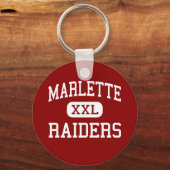 Marlette - Raiders - Middle - Marlette Michigan Sleutelhanger (Voorkant)