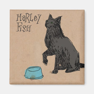 Marley Fish Supper Time Magneet