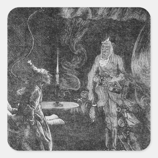 Marley's Ghost Vierkante Sticker (Voorkant)