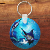 Marlijn met bellen sleutelhanger (Voorkant)