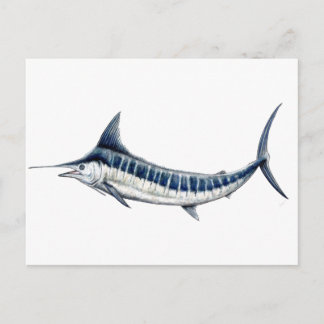 Marlin azul-redbubble briefkaart
