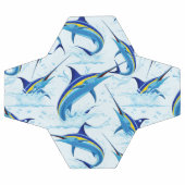 Marlin Bleu Jaillissant de l'Océan (Plat)