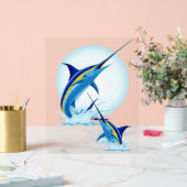 Marlin Bleu Jaillissant de l'Océan (Mariage)