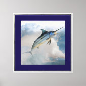 Marlin de saut d'impression en toile étirée (Recto)