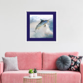 Marlin de saut d'impression en toile étirée (Insitu(Salon))