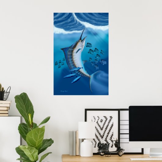 Marlin Fish Print (Thuiskantoor)