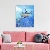 Marlin Hunt Canvas Afdruk (Insitu (Woonkamer))