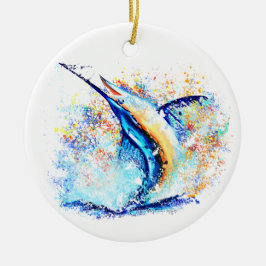 Marlin Kerst Impressie Keramisch Ornament