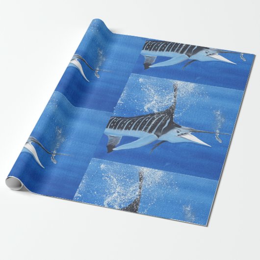 Marlin Rush Cadeaupapier (Uitgerold)