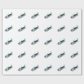 Marlin Sledding le papier de cadeau (Plat)