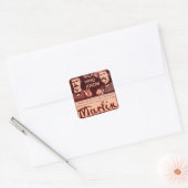 Marlin Vuurwapens Rood Pistool Ad Sticker Set (Envelop)