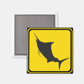 Marlins Ahead. Magneet (Voorkant / Achterkant)