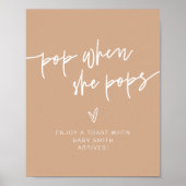 MARLO Boho Beige en Cream Pop als ze Poppen Poster (Voorkant)