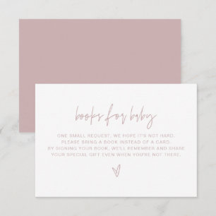 MARLO Boho Dusty Roos Books for Baby Card Kaart