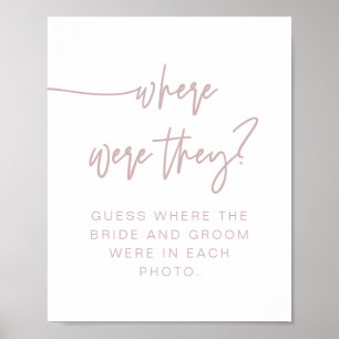 MARLO Boho Dusty Roos waar zij hun handtekening he Poster