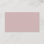 MARLO Boho Dusty Rose Baby Diaper Raffle Ticket (Dos)