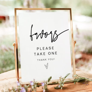 MARLO Bold Hedengewoon Lettertype Favoriet Tafel Poster