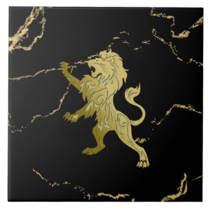 Marloed Golden Royal Lion Tegeltje