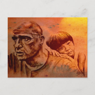 Marlon Brando Briefkaart
