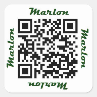 Marlon Voornaam QR Code Specialized Sticker
