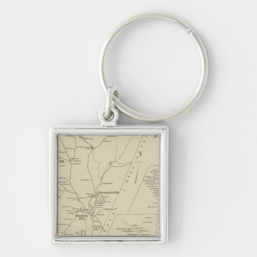 Marlow, Cheshire Co Sleutelhanger (Voorkant)