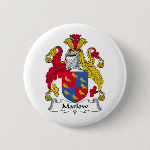 Marlow Family Crest Ronde Button 5,7 Cm