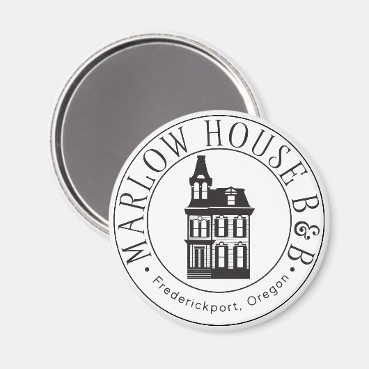 Marlow House B & B Boutons et Magnets (Recto/Verso)