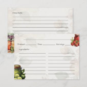 Marmalade Basic Recept Kaart (Voorkant / Achterkant)