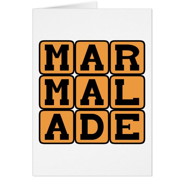 Marmalade, Conserve De Fruits (Devant)