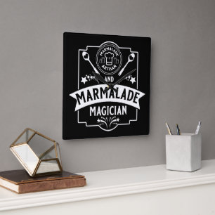 Marmalade Jam Vierkante Klok