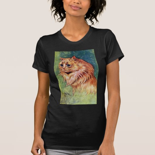 Marmalade kat met blauwe ogen t-shirt (Voorkant)
