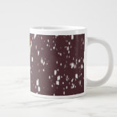 Marmaladekat in sneeuwreuzenkoffie-mok extra grote beker (Rechts)