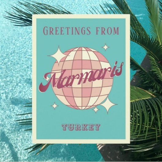 Marmaris Turkije Retro  Briefkaart