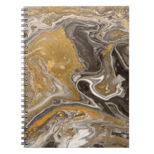 Marmeerbare abstracte acrylachtergrond. Natuur mar Notitieboek