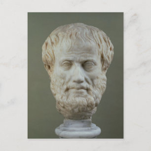 Marmeerhoofd Aristoteles Briefkaart
