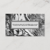 Marmer Achtergrond Visitekaartje (Achterkant)