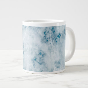 Marmer Blau Textuur Achtergrond Extra Grote Mok