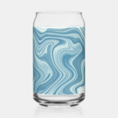 marmer blauw blikvorm glas (Achterkant)