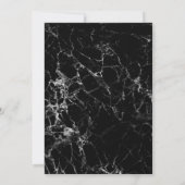 Marmer Bridal Shower-uitnodiging Kaart (Achterkant)