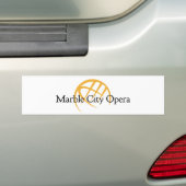 marmer city opera bumper sticker (Op auto)