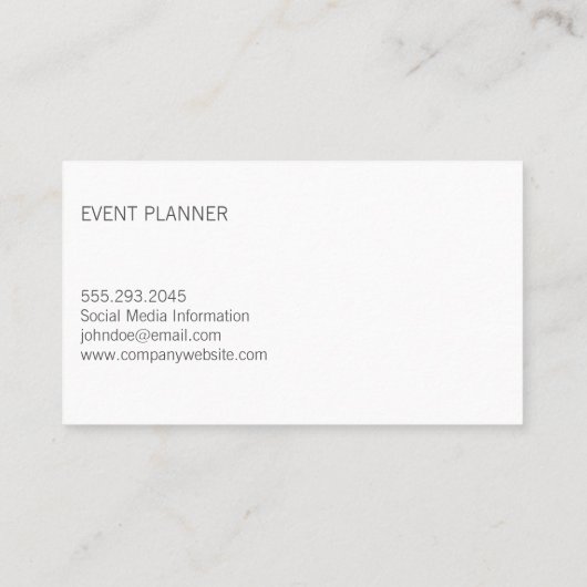 Marmer en driehoek patroon kleur blok visitekaartje (Achterkant)