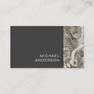 Marmer en Flat Black Professional Visitekaartje