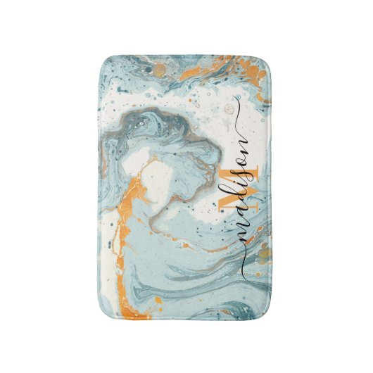 Marmer en Glitter Abstract Badmat (Voorkant Verticaal)