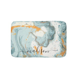 Marmer en Glitter Abstract Badmat