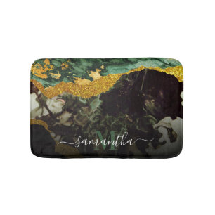 Marmer en Glitter Abstracte Textuur Badmat