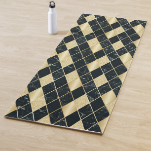 Marmer en Glitter Art Deco Yoga Mat