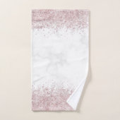 Marmer en Glitter Bad Handdoek (Handdoek)