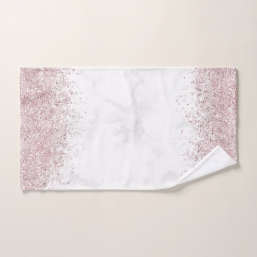 Marmer en Glitter Bad Handdoek (Handdoek)