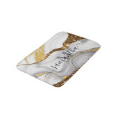 Marmer en Glitter Badmat (Gekanteld)